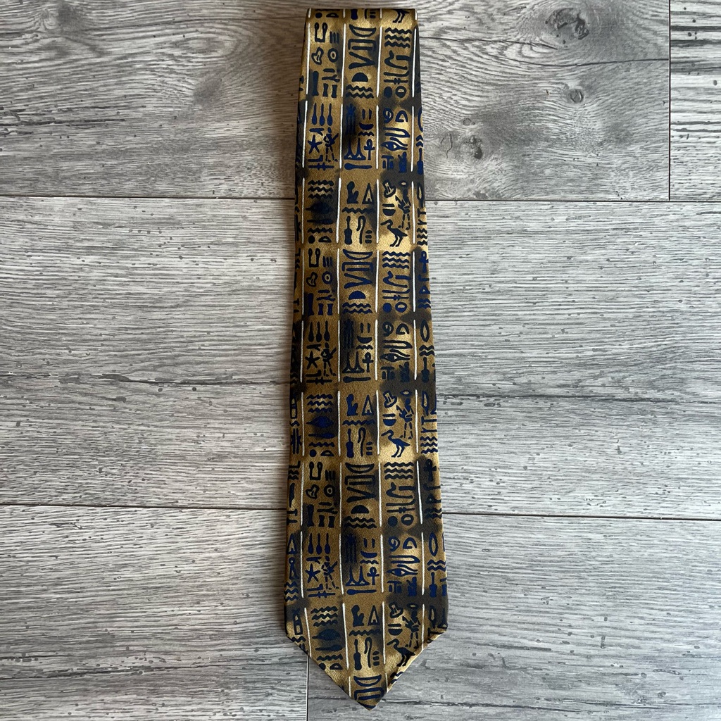 Grateful Dead Sphinx Theatre Fourth Set Menâs Neck Tie Abstract Silk Vintage 90s